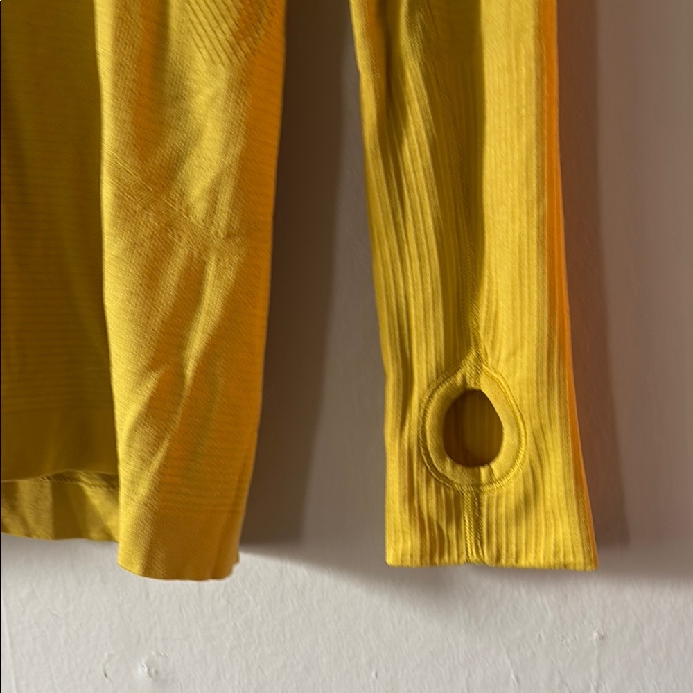 lululemon athletica Long Sleeve Tee in Bright Yellow - Picture 2 of 6